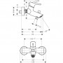 Смеситель для ванны Hansgrohe Talis S New (72400000)