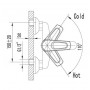 Смеситель для ванны Lemark Omega (LM3102C)