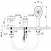 Смеситель для ванны Lemark Shift (LM4347C) на борт