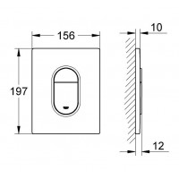 Смывная клавиша Grohe Arena Cosmopolitan (38844SH0) белый