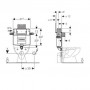 Смывной бачок Geberit Omega 12 (109.043.00.1) скрытого монтажа