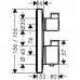 Термостат для душа Hansgrohe Ecostat Square (15712000) скрытого монтажа