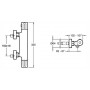 Термостат для душа Jacob Delafon Metro (E24394-CP)