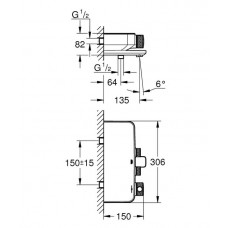 Термостат для ванны Grohe Grohtherm SmartControl (34718000)