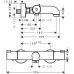 Термостат для ванны Hansgrohe Ecostat 1001 CL (13201000)