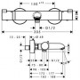 Термостат для ванны Hansgrohe Ecostat Comfort (13114000)