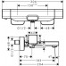 Термостат для ванны Hansgrohe Ecostat E (15774000)