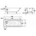 Ванна чугунная Roca Continental (212904001) 140x70 (без антискользящего покрытия)