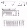 Ванна чугунная Roca Continental (21291300R) 150x70