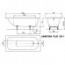 Ванна стальная Kaldewei Saniform Plus 361-1 (1116.0001.0001) 150x70