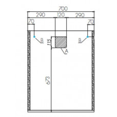 Зеркало Aquaton Терра 70 (1A247002TEDY0) коричневый