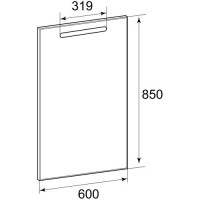 Зеркало Roca Gap (ZRU9302688) (60 см) со светильником